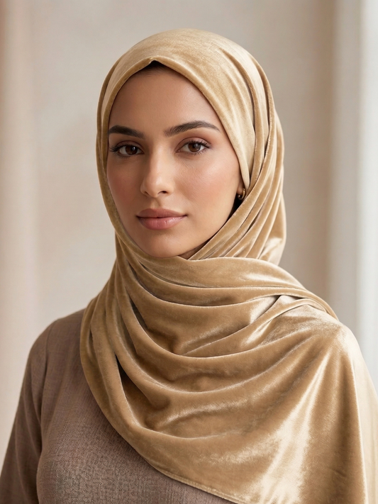 Velvet Satin - Rosy Brown