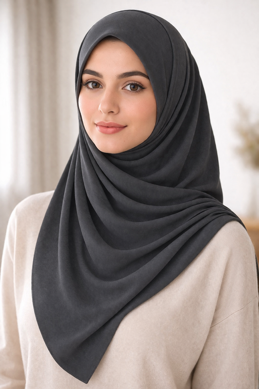 Heavy Chiffon - Dark Grey