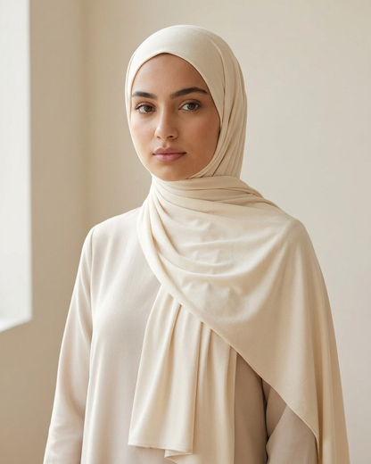 Heavy Chiffon - Light Ivory