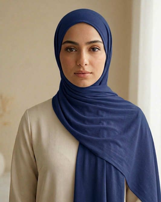 Heavy Chiffon - Navy Blue