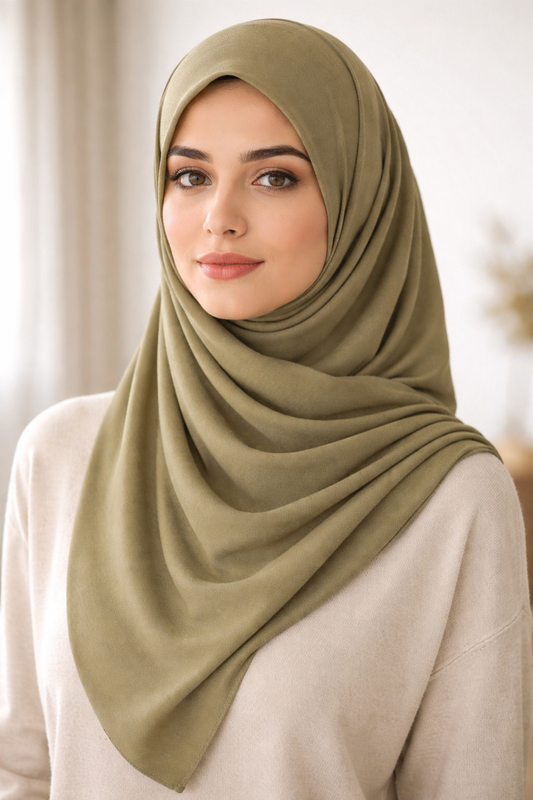 Heavy Chiffon - Olive