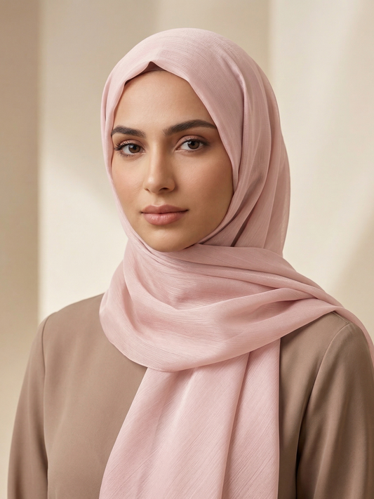 Premium Organza - Mauve Pink