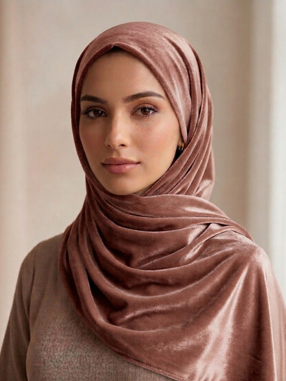Velvet Satin - Rosy Brown